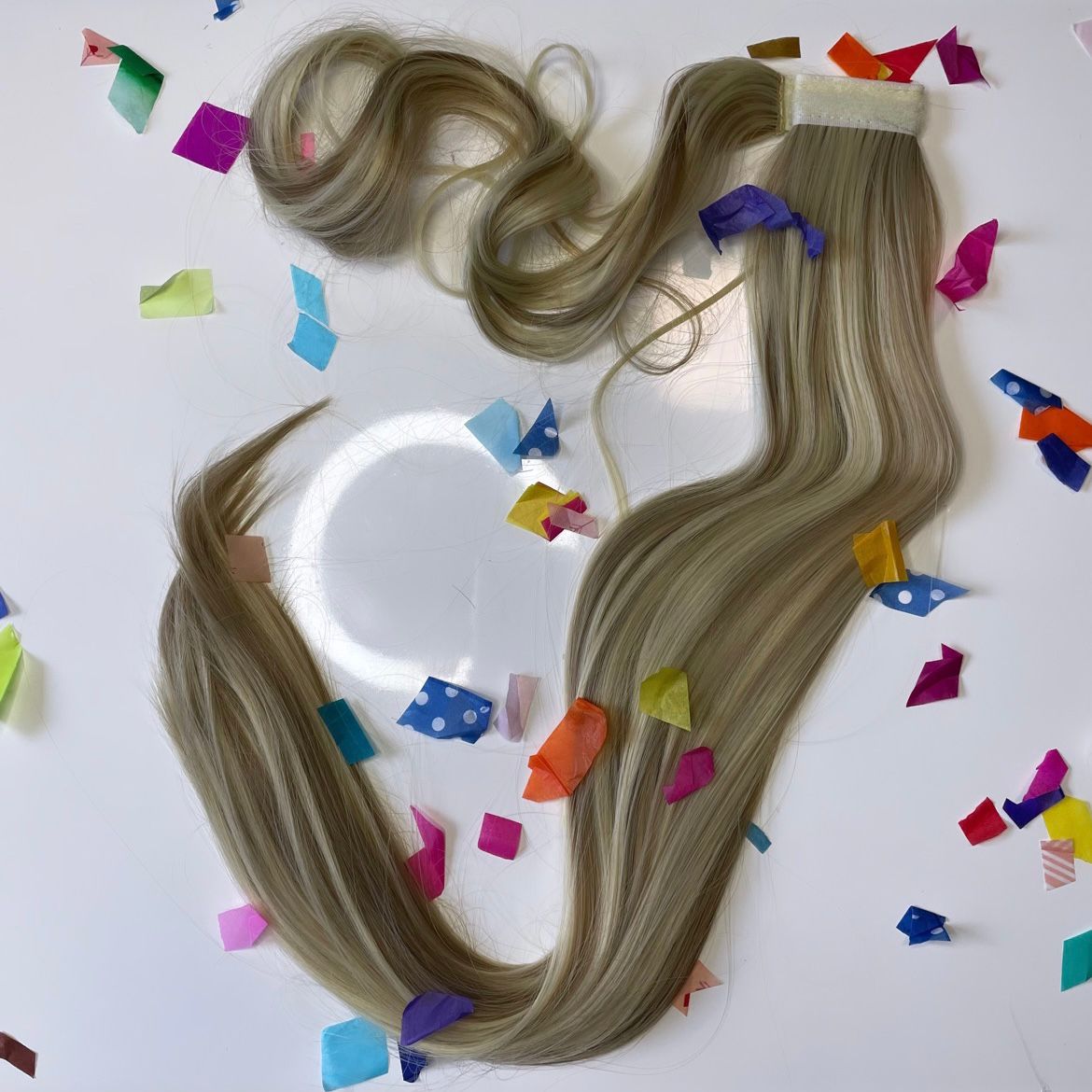 DIRTY BLONDE STRAIGHT PONYTAIL